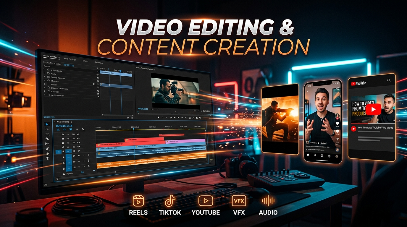 VIDEO EDITING & CONTENT CREATION
